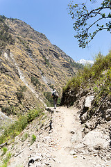 Image showing Nepal trekking in Langtang valley