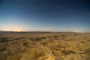 Image showing Desert landscape in Israel