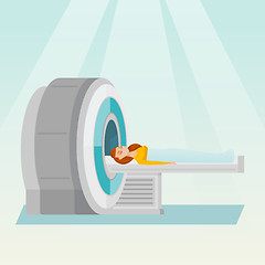 Image showing Magnetic resonance imaging vector illustration.