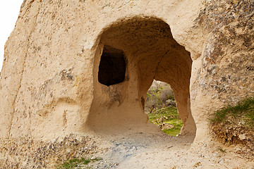 Image showing Cave house in solid rock