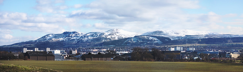 Image showing Edinburgh and the Pentlands