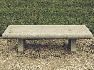 Image showing Vintage looking Bench picture