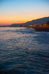 Image showing Evening at Alanya coast