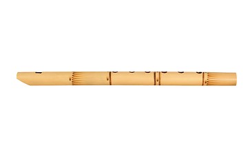 Image showing Wooden flute