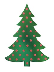 Image showing Green Christmas tree