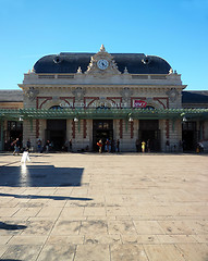 Image showing editorial train station Nice France