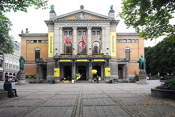 Image showing editorial National Theater Oslo Norway