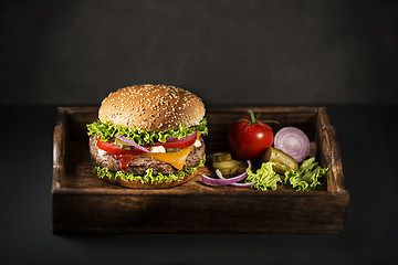 Image showing Burger