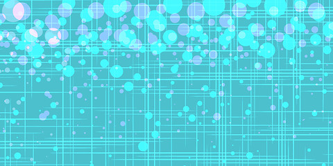 Image showing turquoise bubbles. Pop art retro vector illustration 