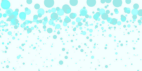 Image showing turquoise bubbles, abstract background