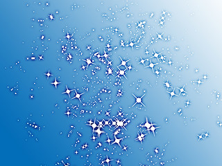 Image showing Sparks of floating light illustration