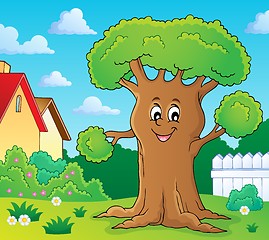 Image showing Cheerful tree theme image 2