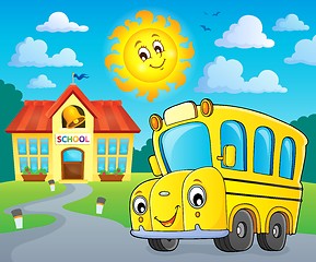 Image showing School bus thematics image 2