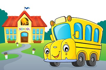 Image showing School bus thematics image 3