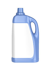 Image showing Liquid detergent bottle with blank label