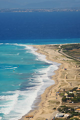 Image showing Gyra beach in Lefkada ,Greece