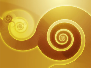 Image showing Swirly spirals