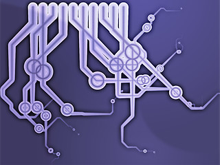 Image showing Technical schematic diagram