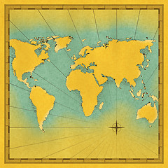 Image showing Map of the world illustration