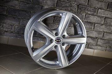 Image showing English alloy wheel