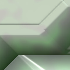 Image showing Metallic geometry