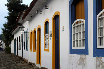 Image showing Houses in historic city of Paraty