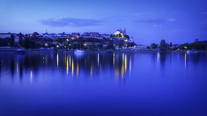 Image showing night view to the church of Breisach Germany