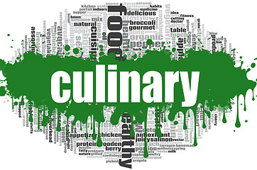 Image showing Culinary word cloud