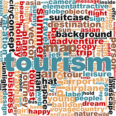 Image showing Tourism word cloud