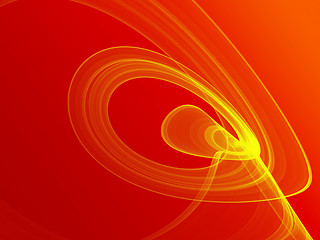 Image showing Wavy glowing colors