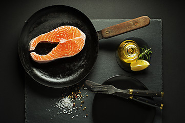 Image showing Salmon fish
