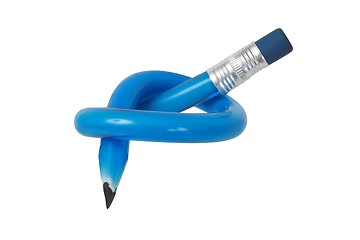 Image showing Flexible pencil on white