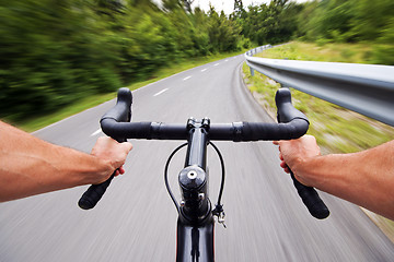 Image showing Road cycling stock photo