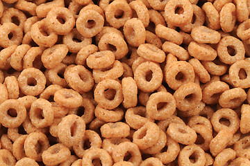 Image showing honey rings cereals