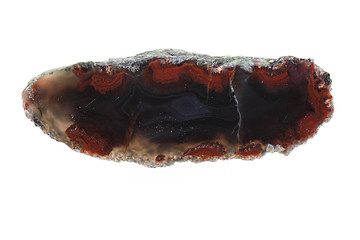 Image showing brown agate isolated