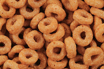 Image showing honey rings cereals