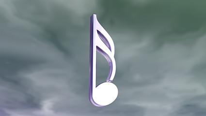 Image showing music note symbol