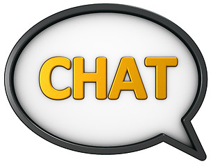 Image showing chat speech bubble