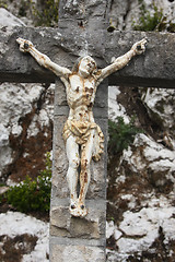 Image showing crucifix, in France