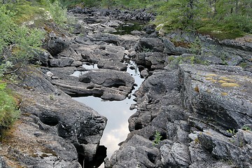 Image showing River running dry