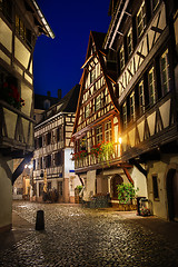 Image showing Strasbourg in the night