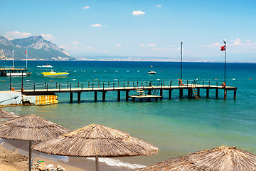 Image showing Mediterranean sea in Turkey