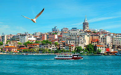 Image showing View on istanbul city