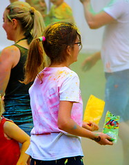 Image showing Holi color festival