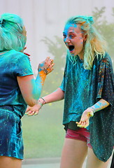 Image showing Holi color festival