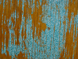 Image showing Texture painted old board