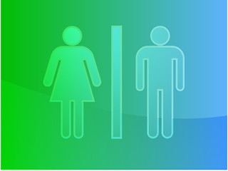 Image showing Toilet symbol illustration