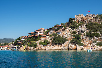 Image showing ancient city on the Kekova