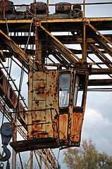 Image showing rusty industrial machinery