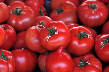 Image showing red tomatoes vegetables background